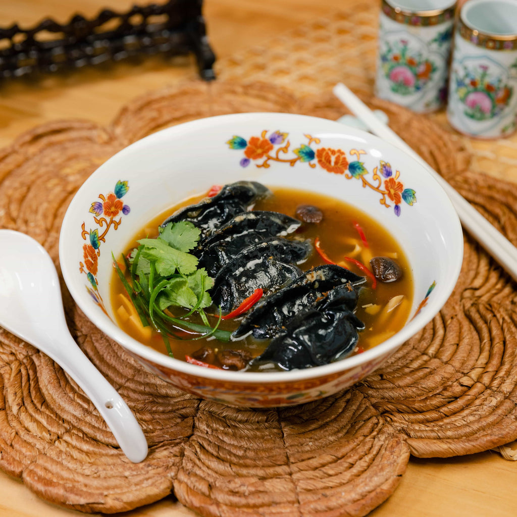 Hot & Sour Soup with &SO Truffle Gyoza